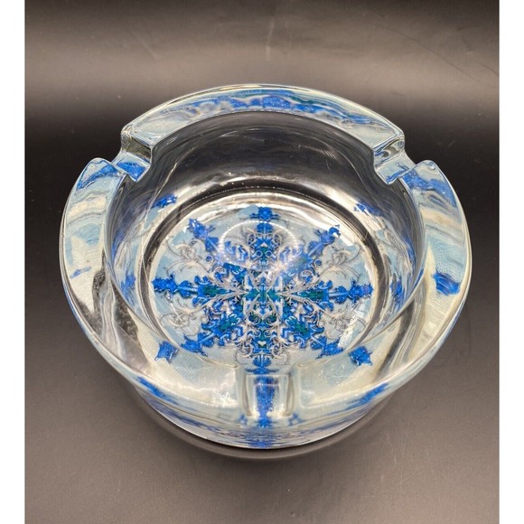 Vintage Camel Ashtray Signature Blends Mellow Heavy Glass Ash Tray - Picture 7 of 8